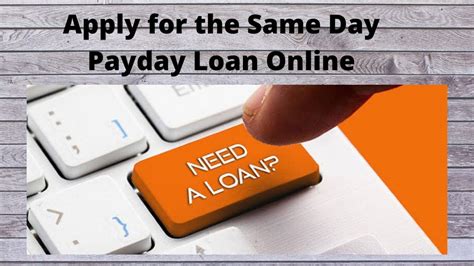 Apply For Loan Same Day Funding